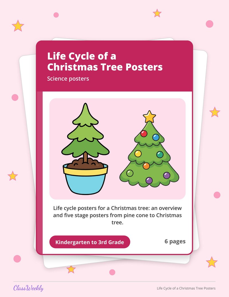 Life Cycle of a Christmas Tree Posters - Page 1