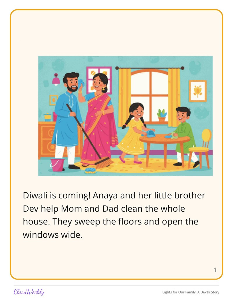 Lights for Our Family: A Diwali Story
