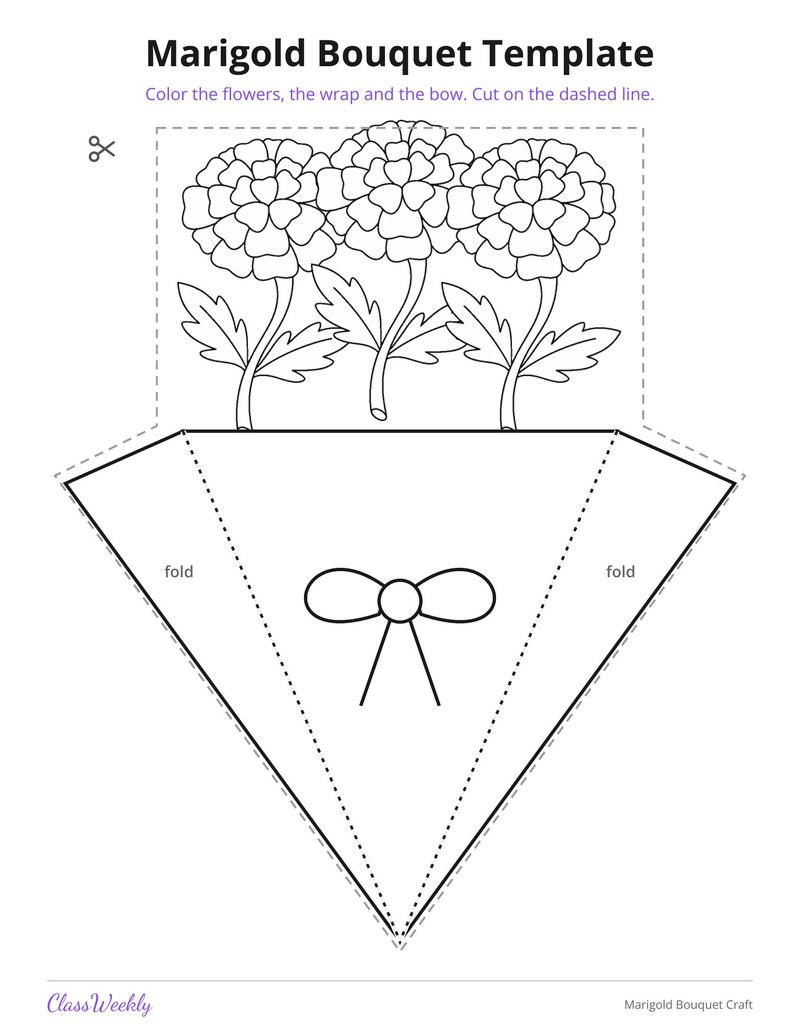 Marigold Bouquet Craft - Page 3