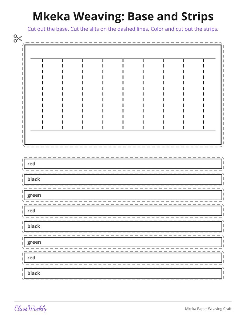 Mkeka Paper Weaving Craft - Page 2
