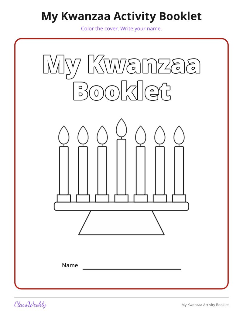 My Kwanzaa Activity Booklet - Page 2