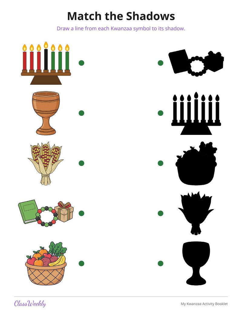 My Kwanzaa Activity Booklet - Page 4