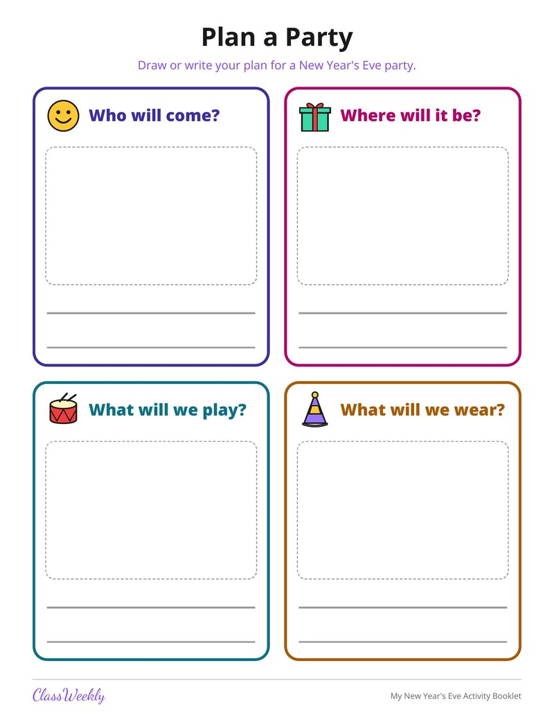 My New Year's Eve Activity Booklet - Page 3