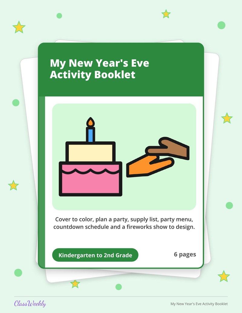 My New Year's Eve Activity Booklet - Page 1