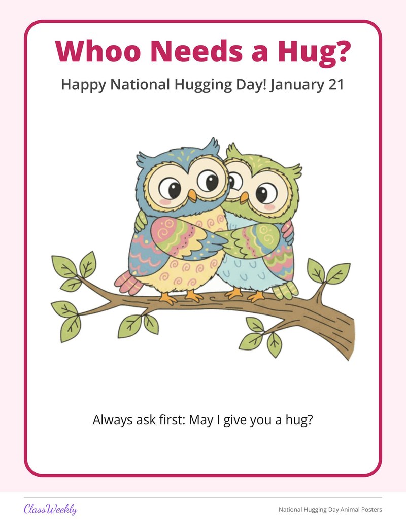 National Hugging Day Animal Posters - Page 2