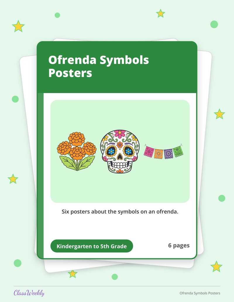 Ofrenda Symbols Posters - Page 1