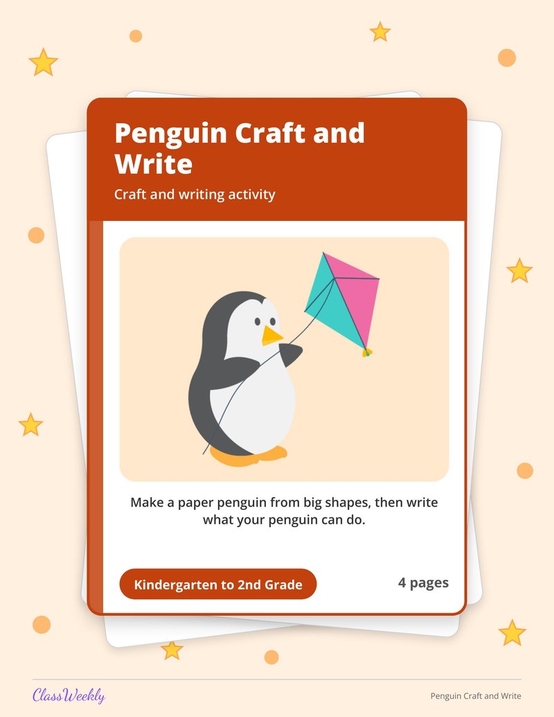 Penguin Craft and Write - Page 1