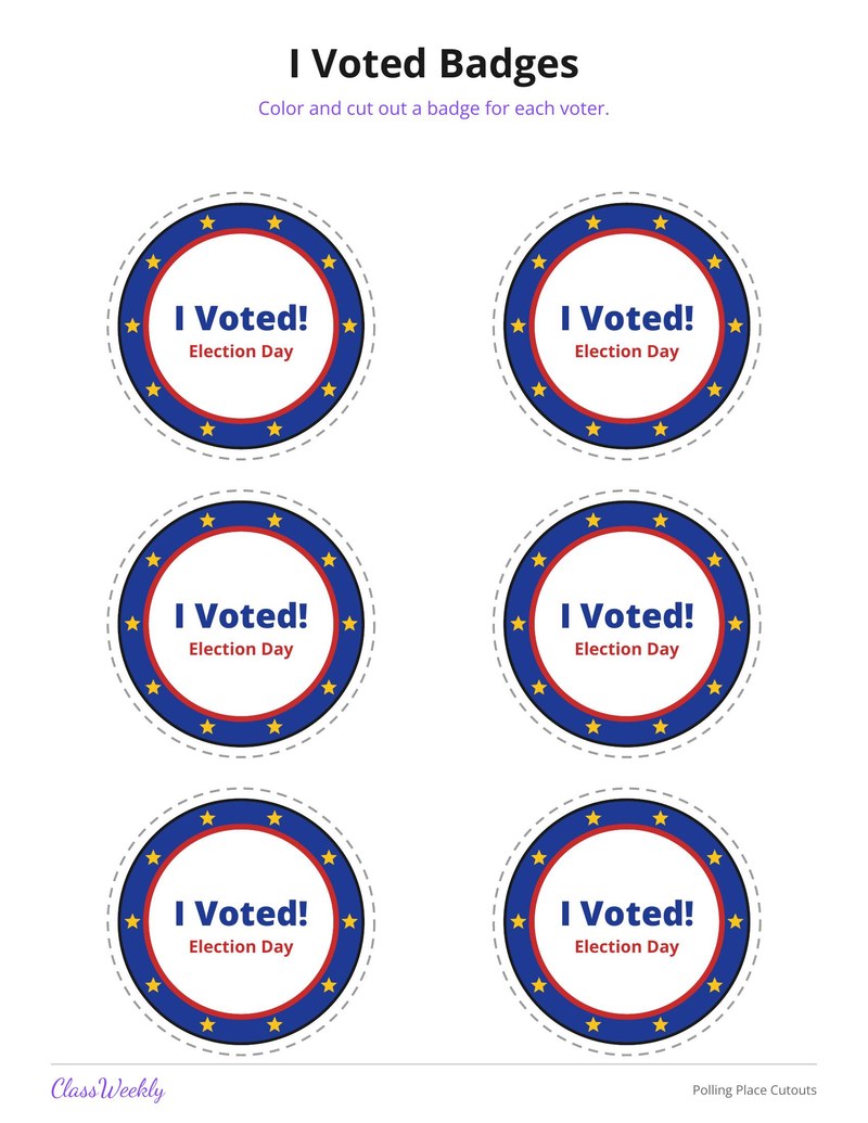 Polling Place Cutouts