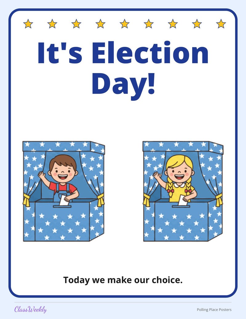 Polling Place Posters