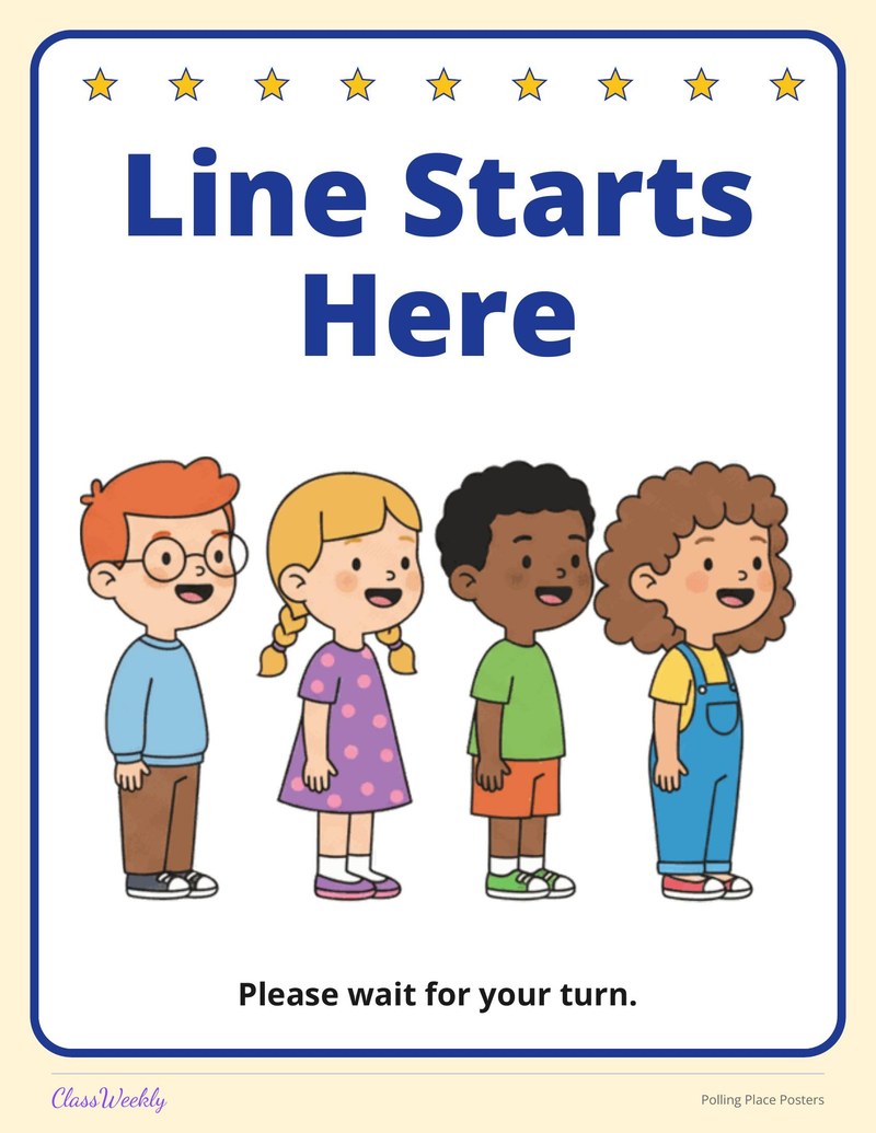 Polling Place Posters
