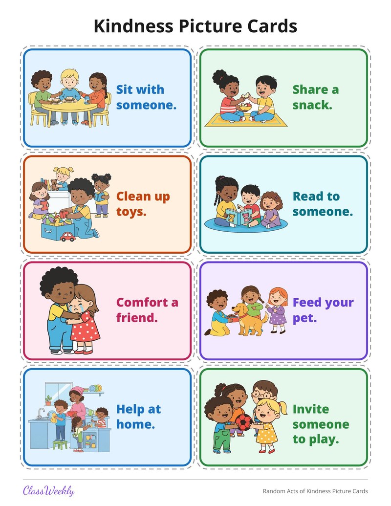 Random Acts of Kindness Picture Cards - Page 3