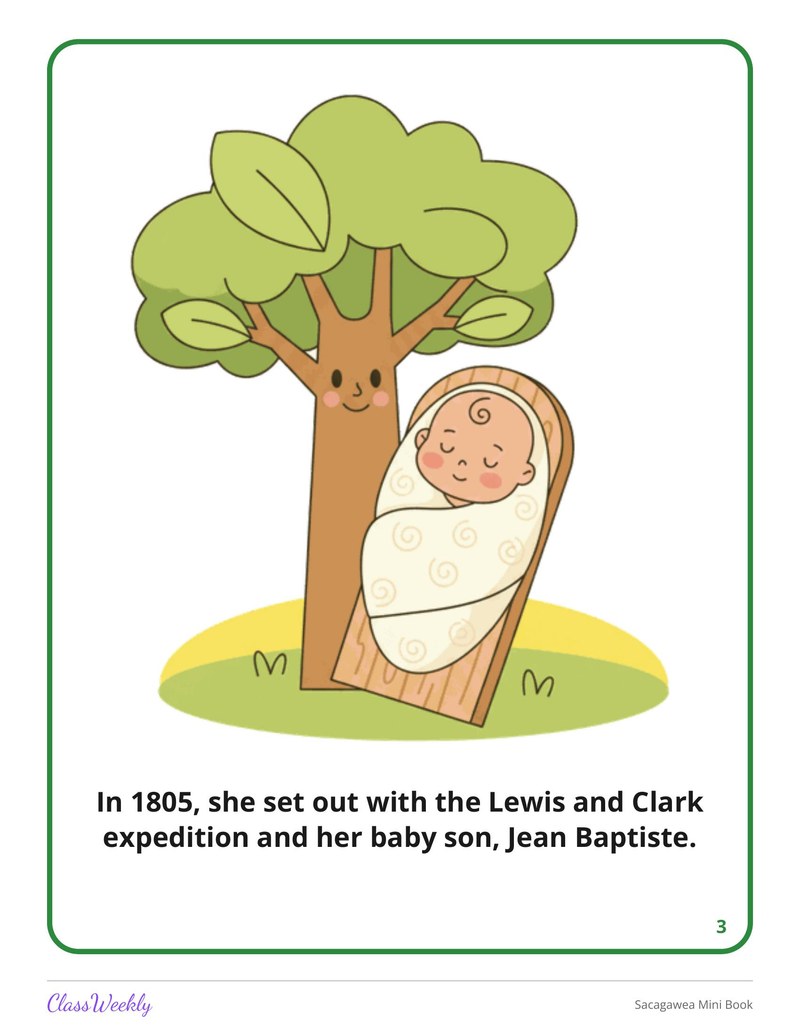 Sacagawea Mini Book - Page 4