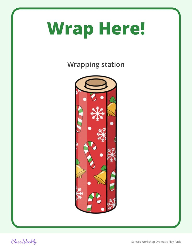 Santa's Workshop Dramatic Play Pack - Page 3