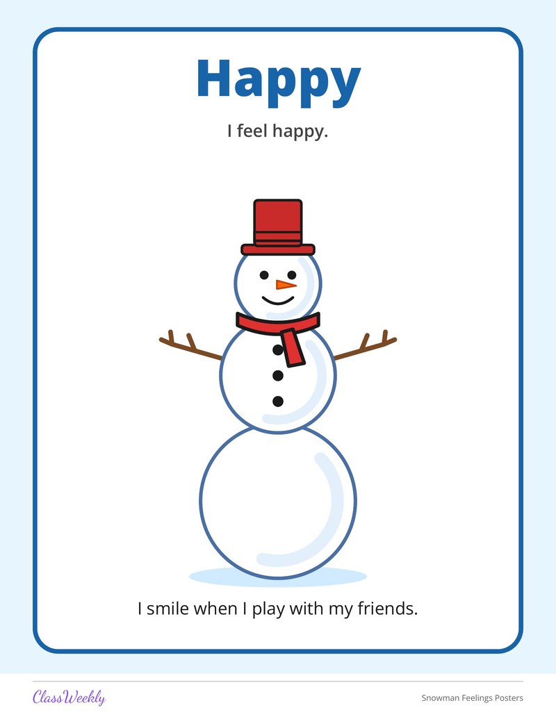 Snowman Feelings Posters - Page 2