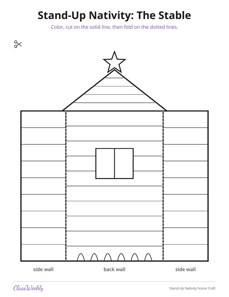 Stand-Up Nativity Scene Craft - Page 3
