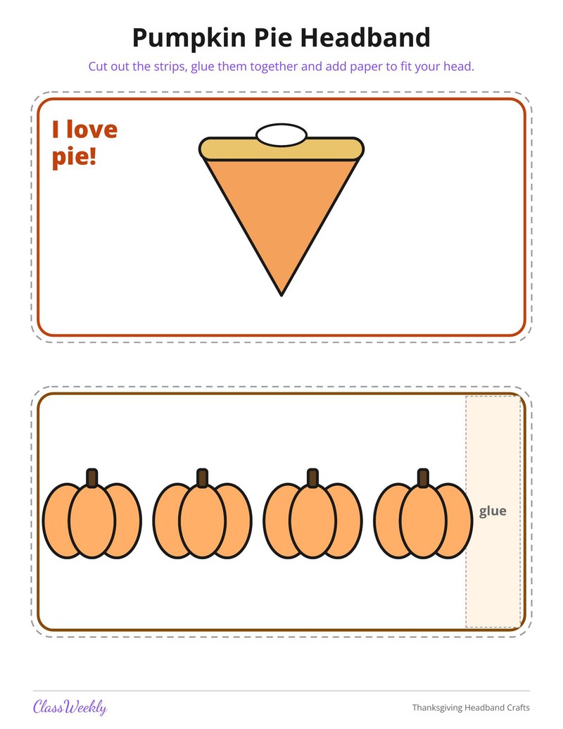 Thanksgiving Headband Crafts