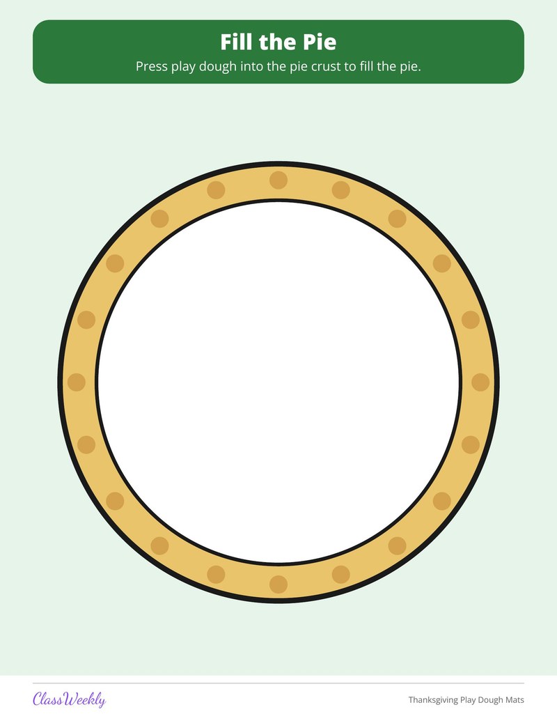 Thanksgiving Play Dough Mats - Page 3