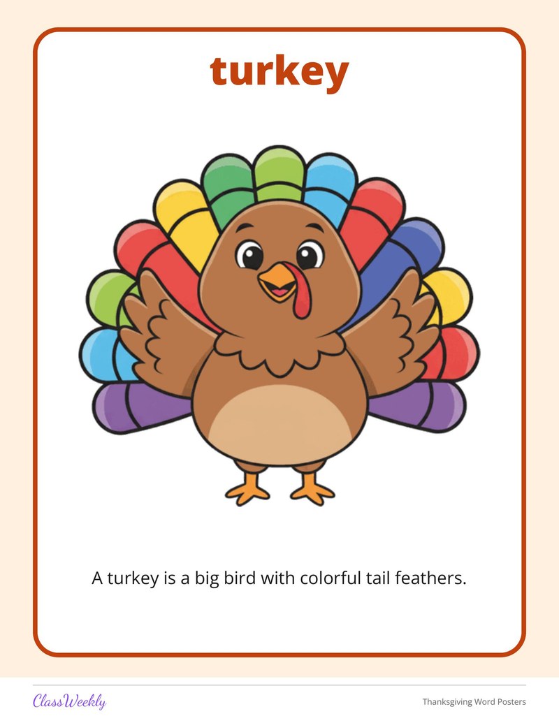 Thanksgiving Word Posters - Page 2