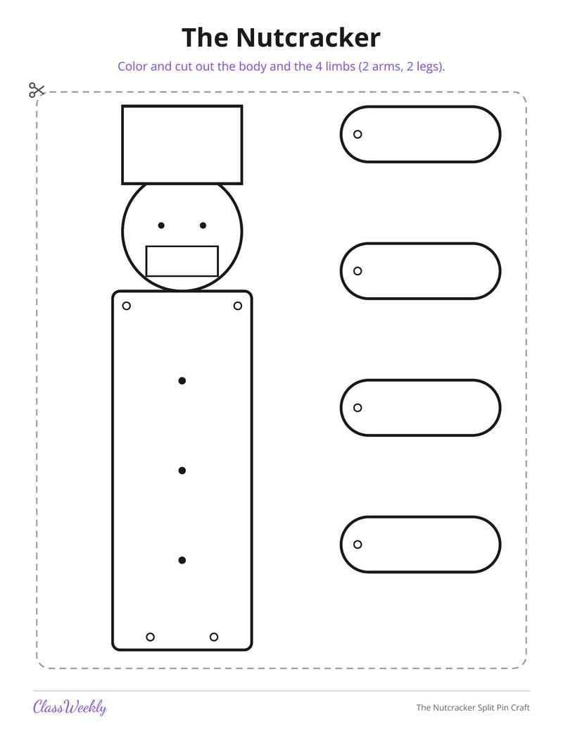 The Nutcracker Split Pin Craft - Page 3