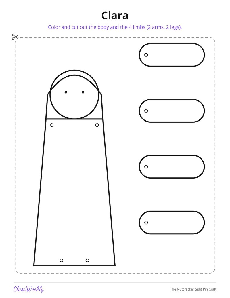 The Nutcracker Split Pin Craft - Page 4