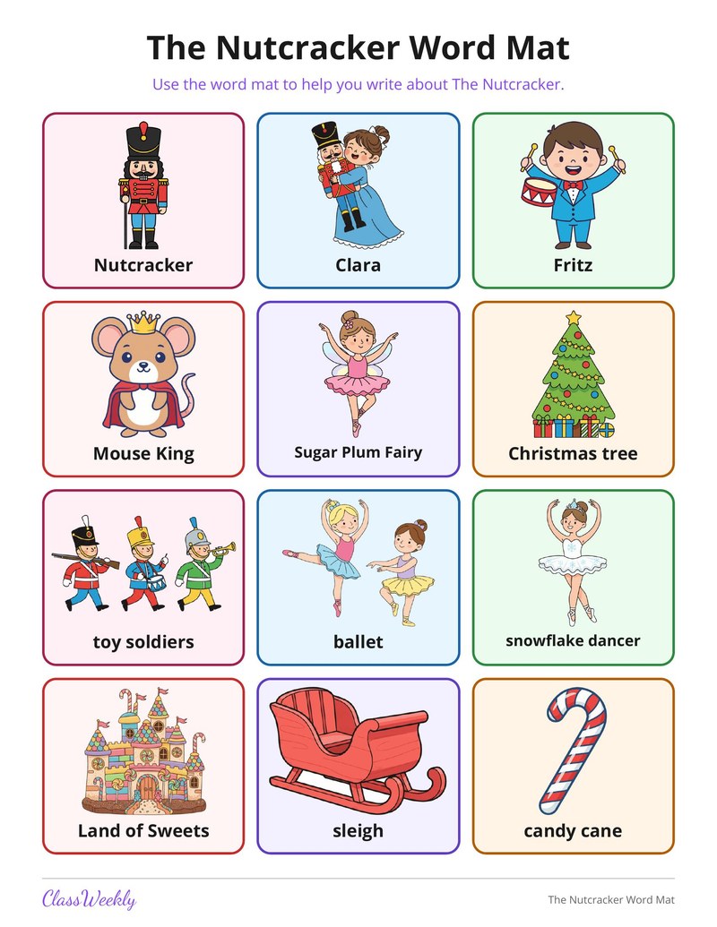 The Nutcracker Word Mat