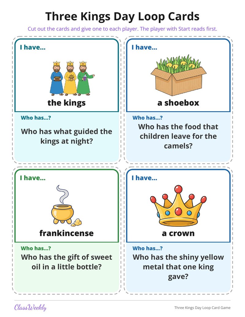 Three Kings Day Loop Card Game - Page 2