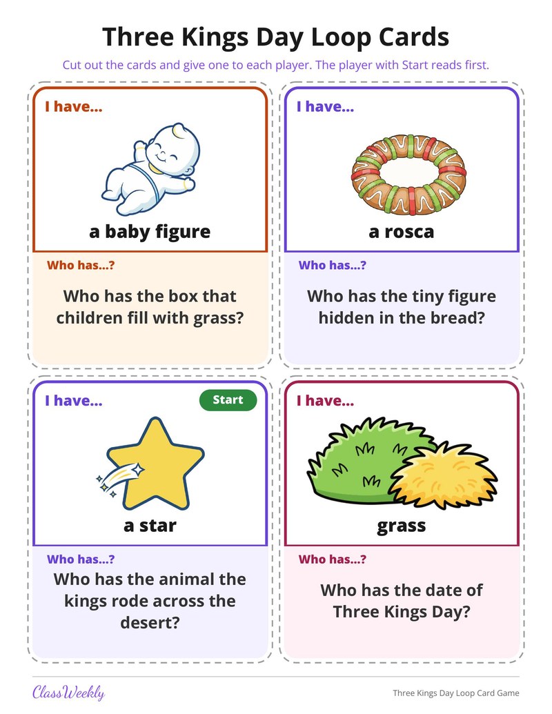 Three Kings Day Loop Card Game - Page 4