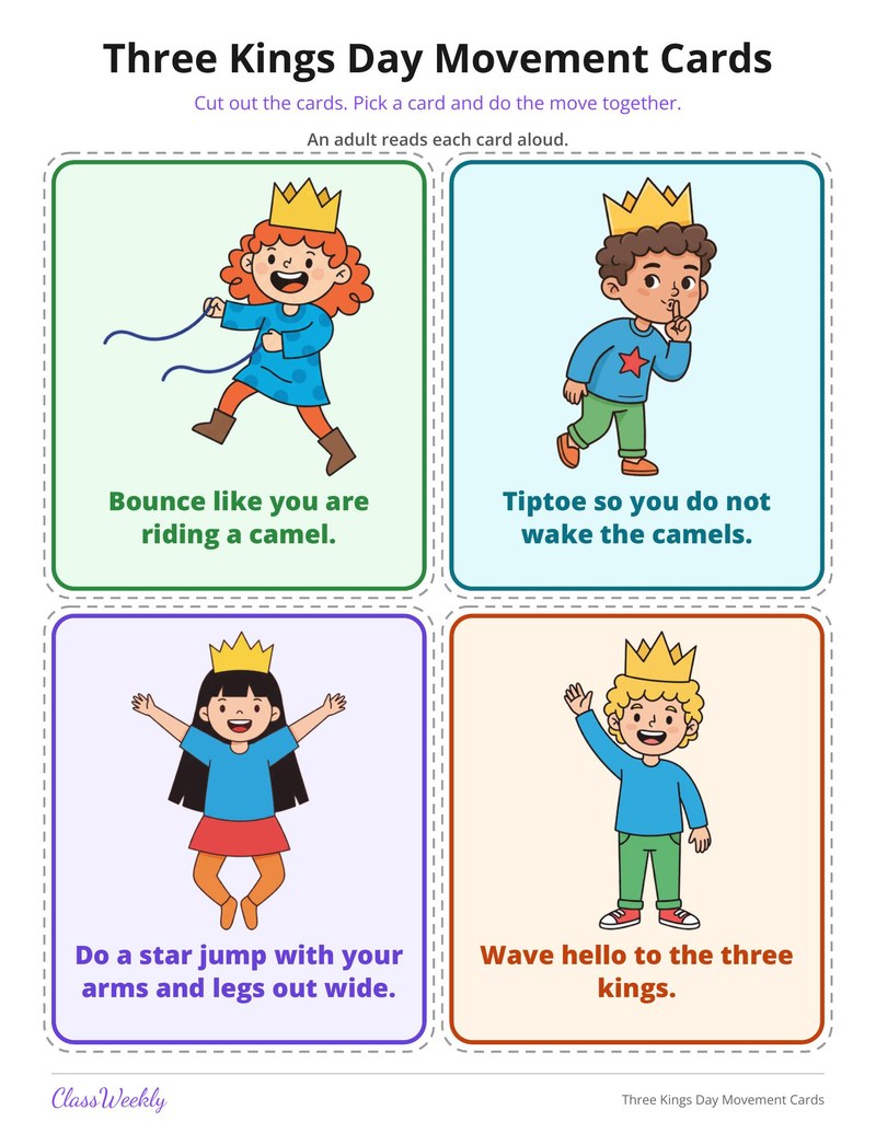Three Kings Day Movement Cards - Page 3