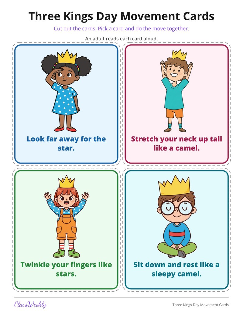 Three Kings Day Movement Cards - Page 4