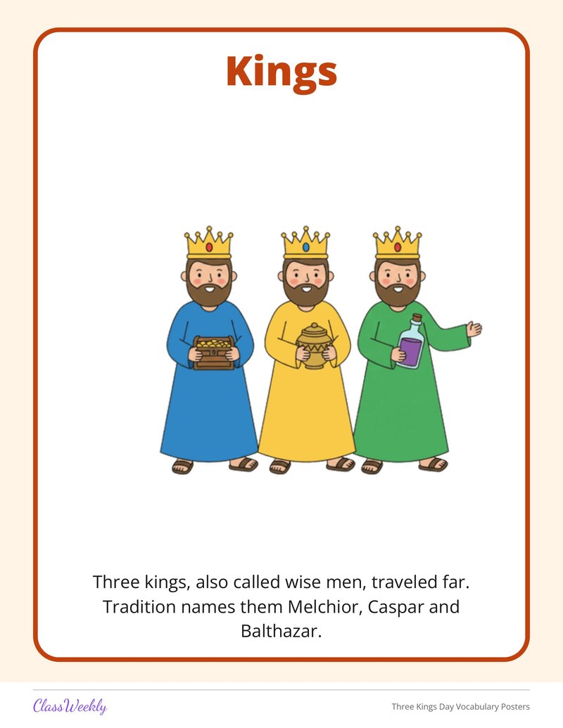 Three Kings Day Vocabulary Posters - Page 3