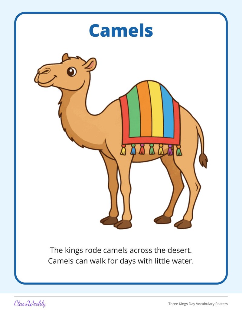 Three Kings Day Vocabulary Posters - Page 4
