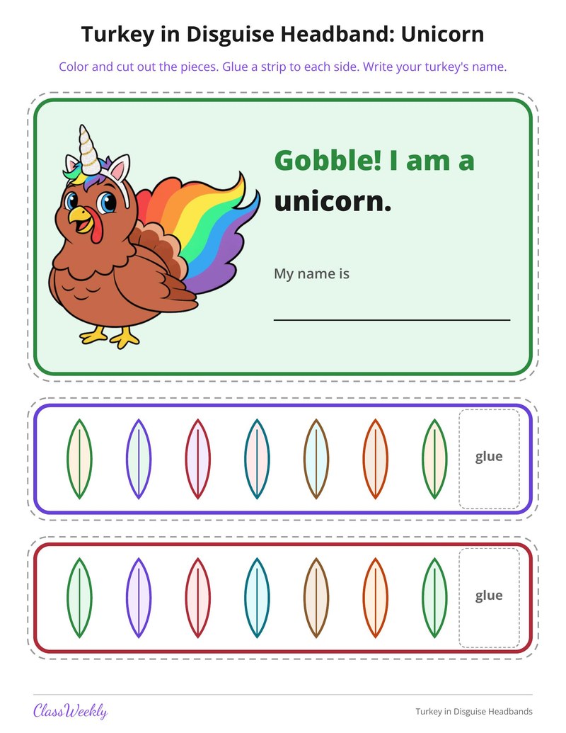 Turkey in Disguise Headbands - Page 3