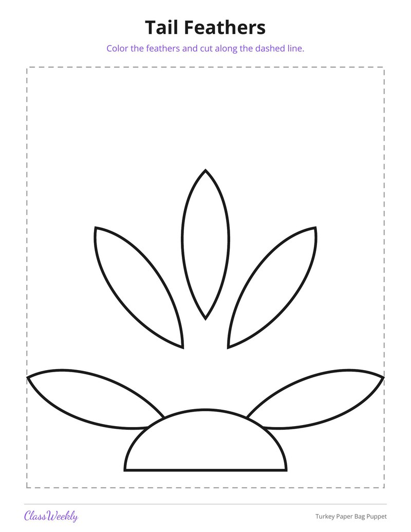 Turkey Paper Bag Puppet - Page 4