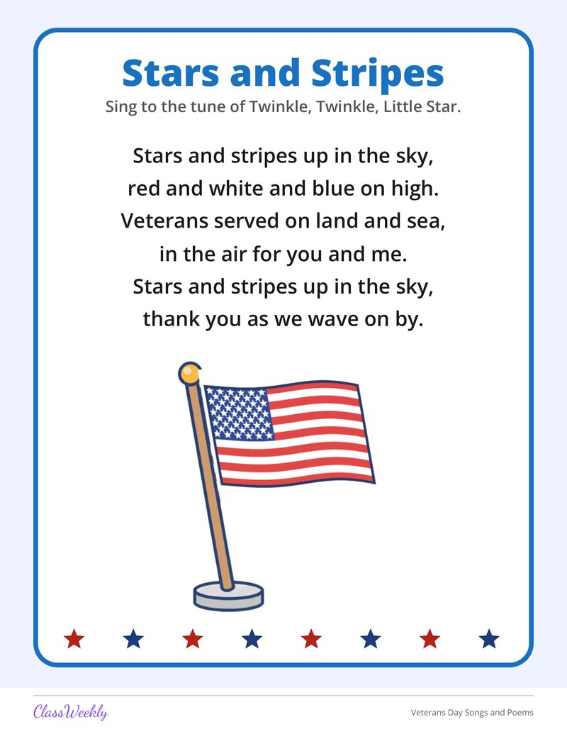 Veterans Day Songs and Poems - Page 3