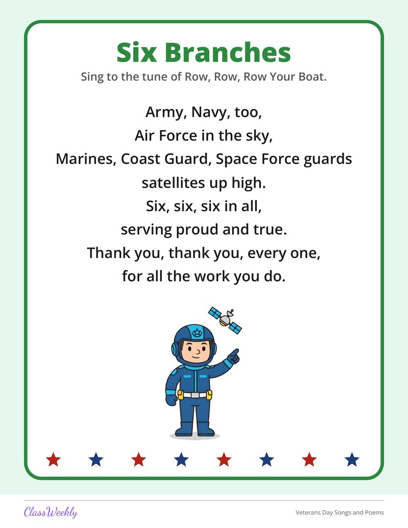 Veterans Day Songs and Poems - Page 4