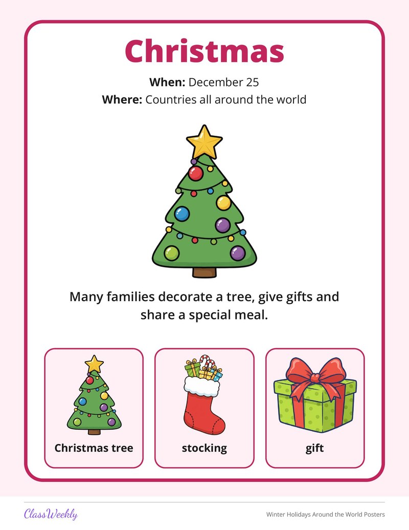 Winter Holidays Around the World Posters - Page 3