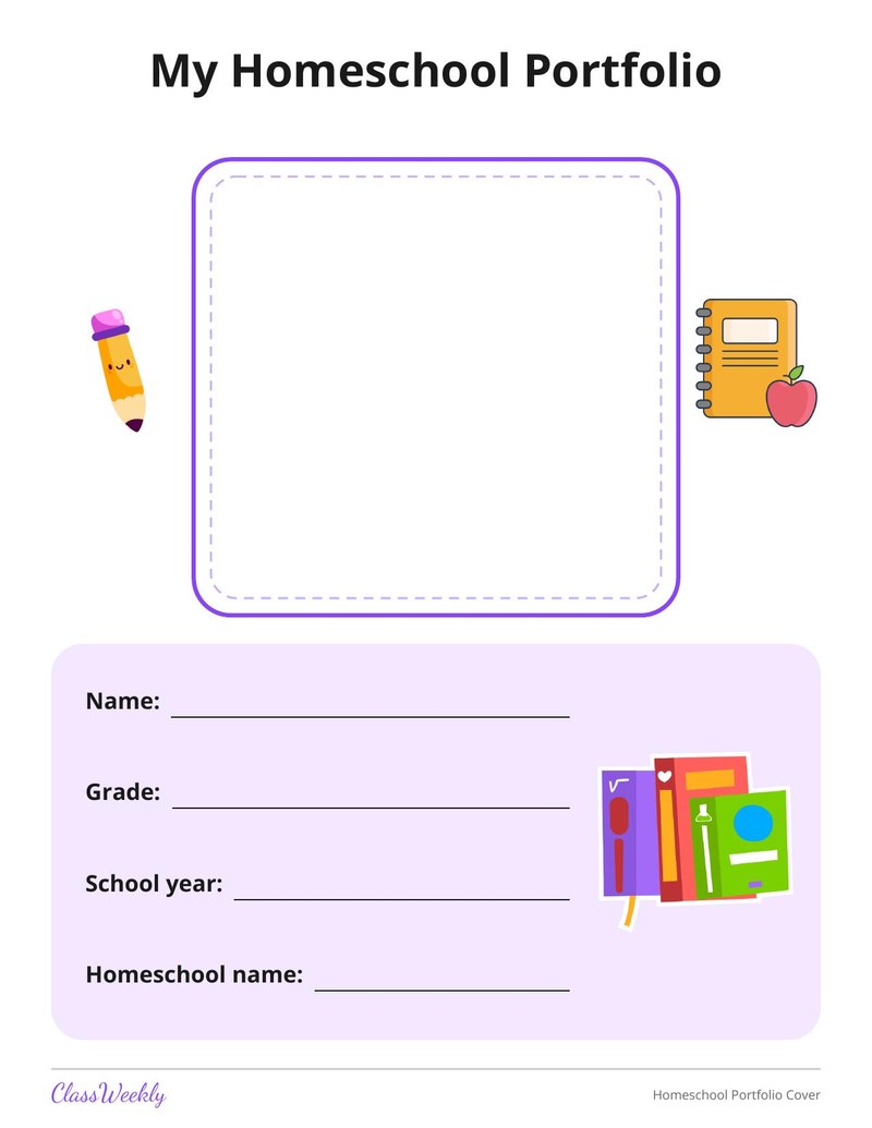 Homeschool Portfolio Cover