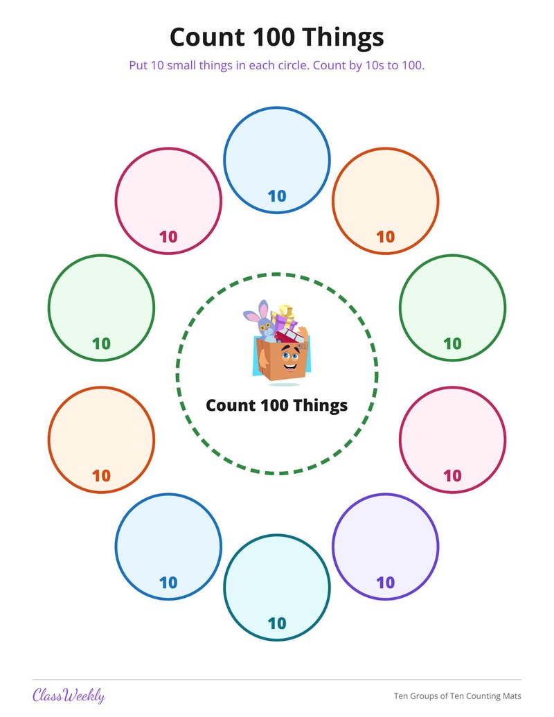 Ten Groups of Ten Counting Mats - Page 3