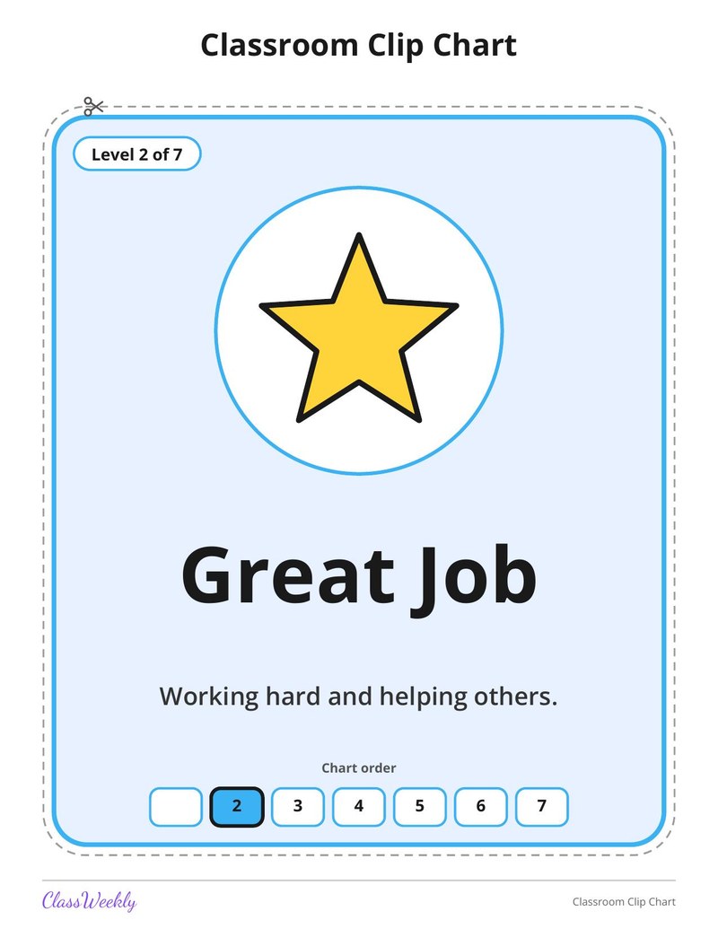 Classroom Clip Chart - Page 3