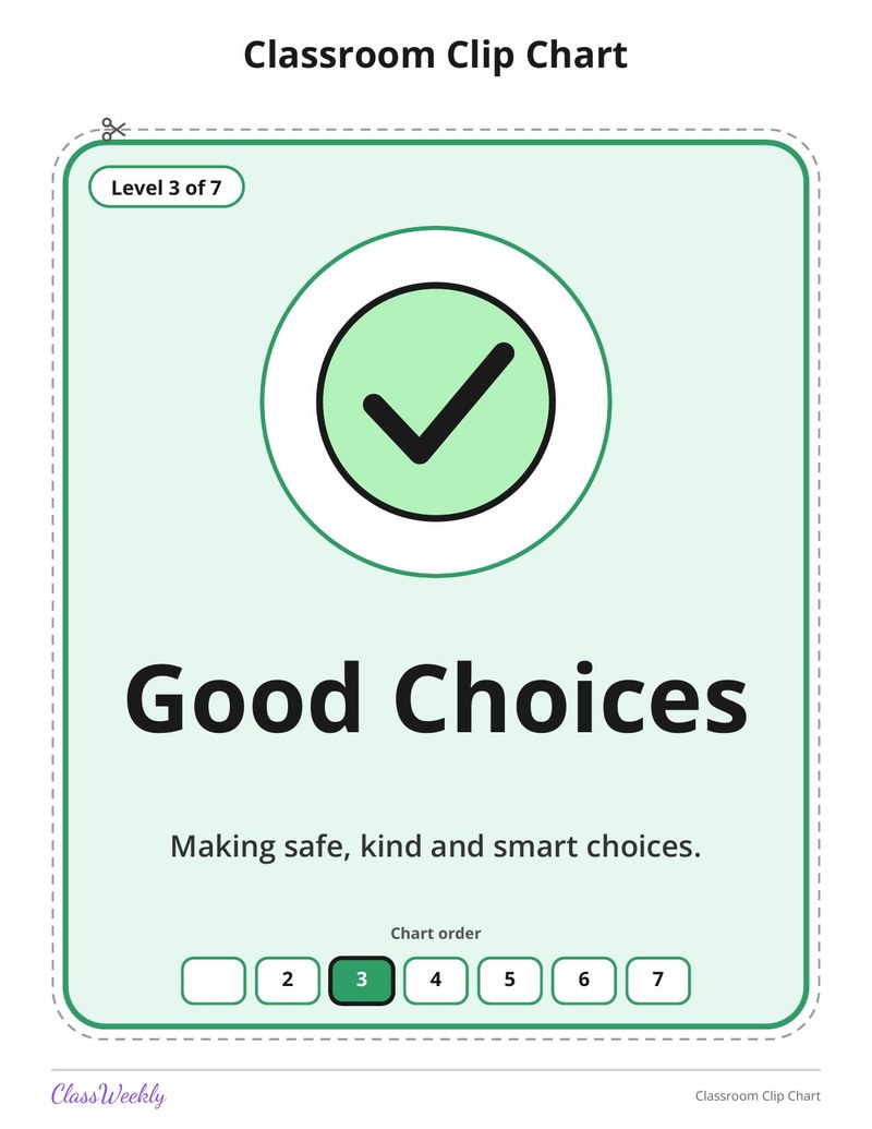 Classroom Clip Chart - Page 4