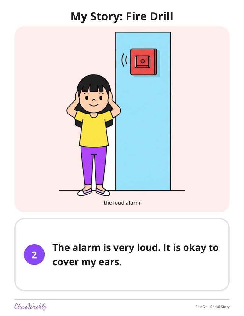 Fire Drill Social Story