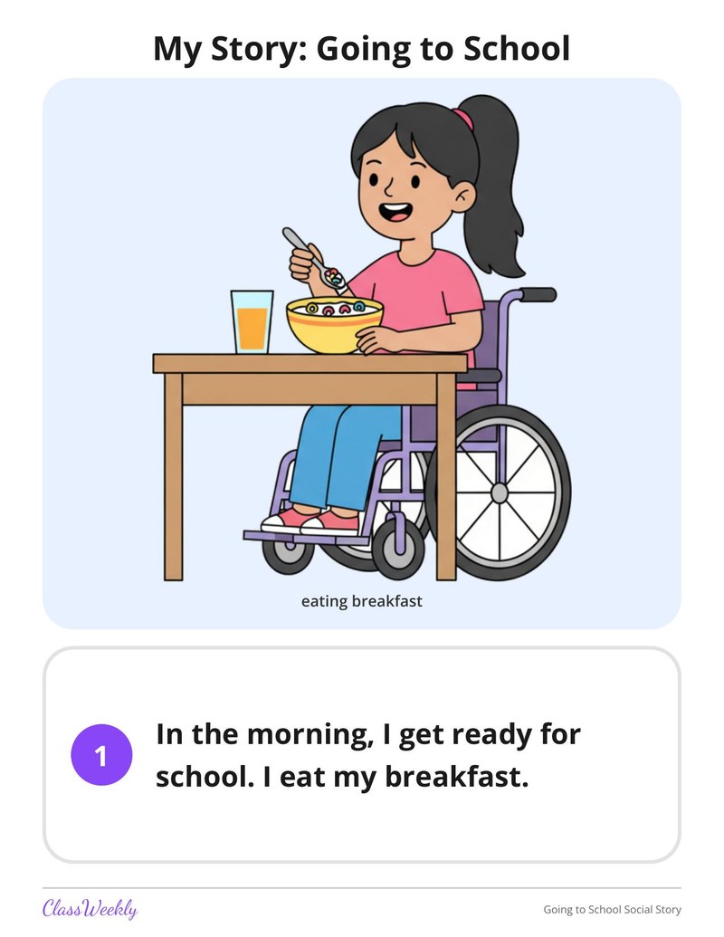 Going to School Social Story