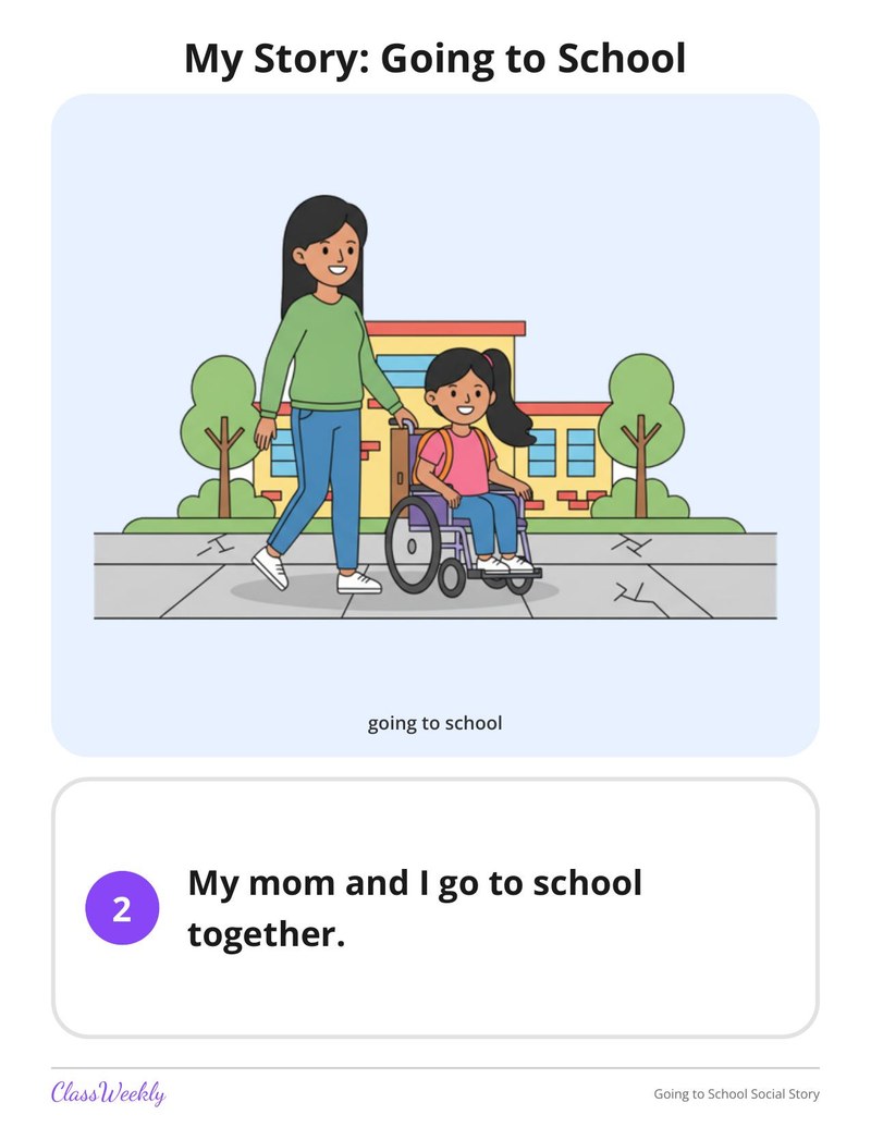 Going to School Social Story