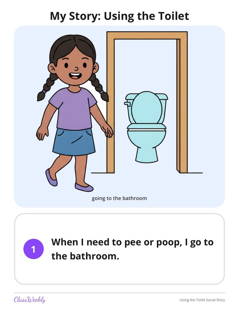 Using the Toilet Social Story