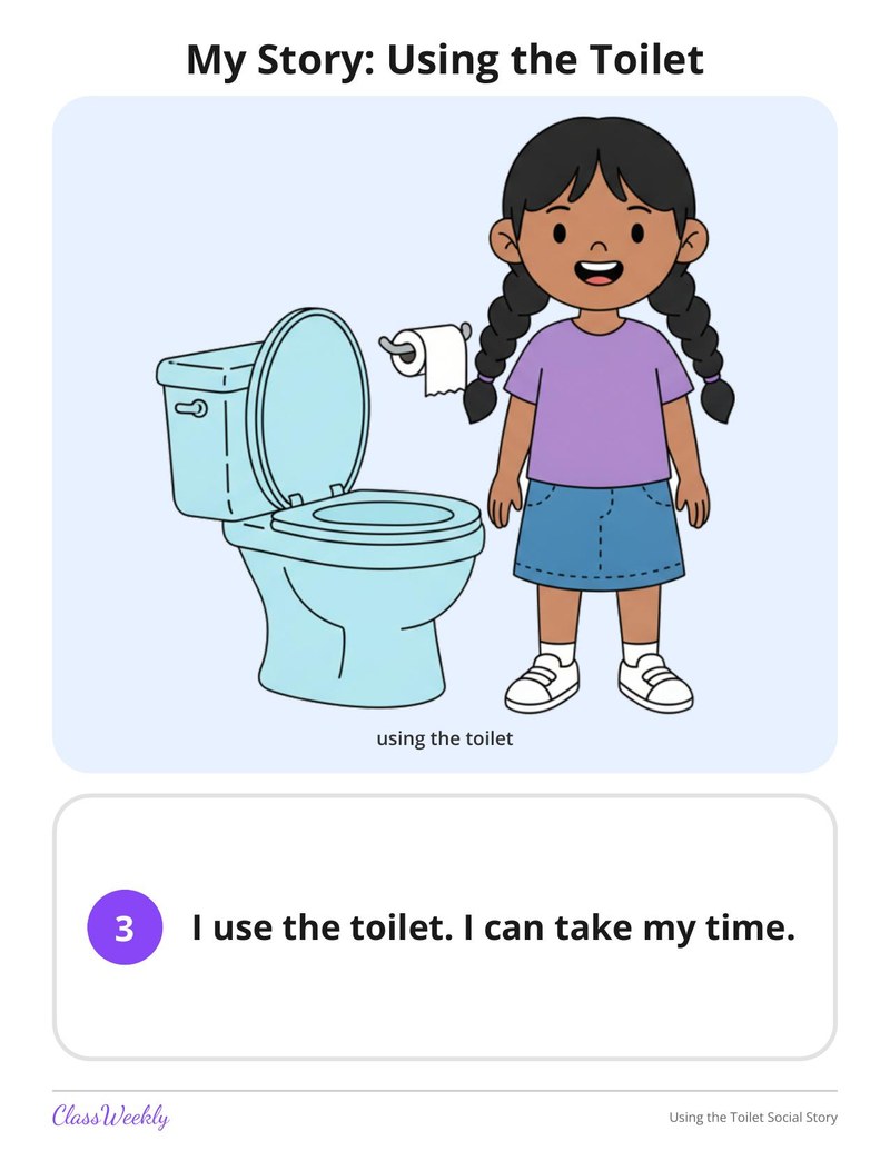 Using the Toilet Social Story