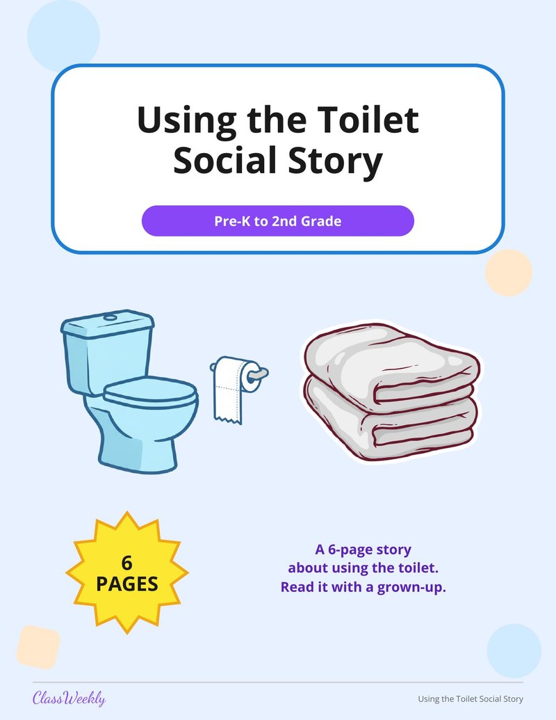 Using the Toilet Social Story - Page 1