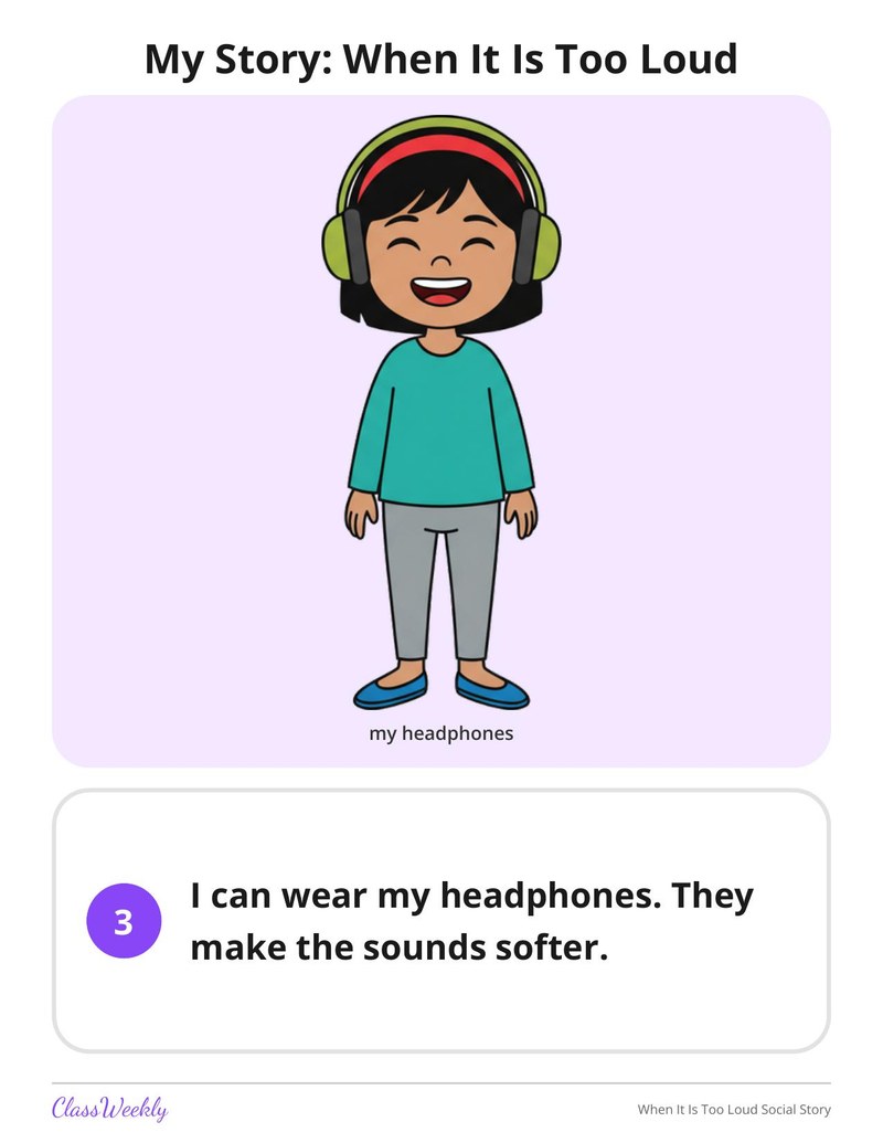 When It Is Too Loud Social Story - Page 4