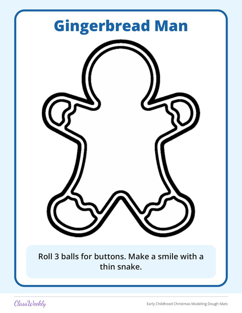 Early Childhood Christmas Modeling Dough Mats - Page 4