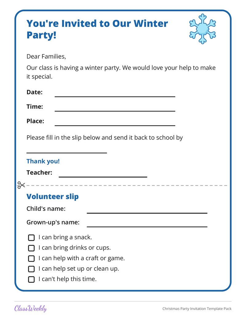 Christmas Party Invitation Template Pack - Page 3
