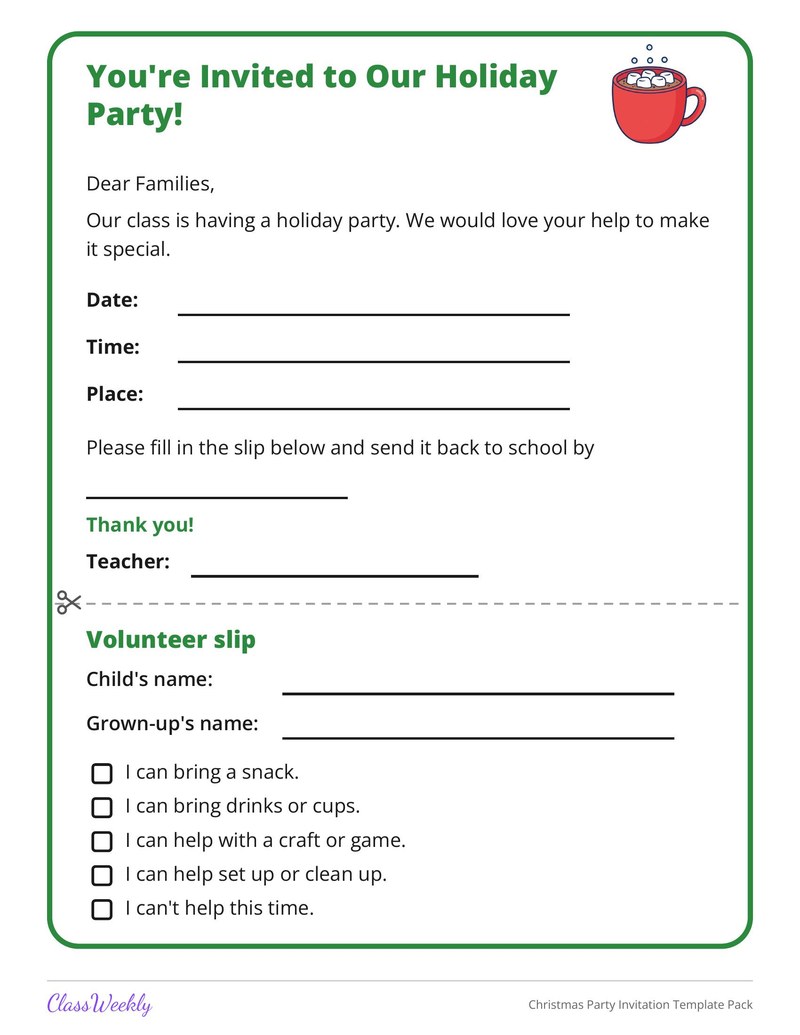Christmas Party Invitation Template Pack - Page 4
